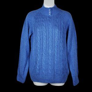 Karen Scott - Sweater Size L - Blue color for women.
